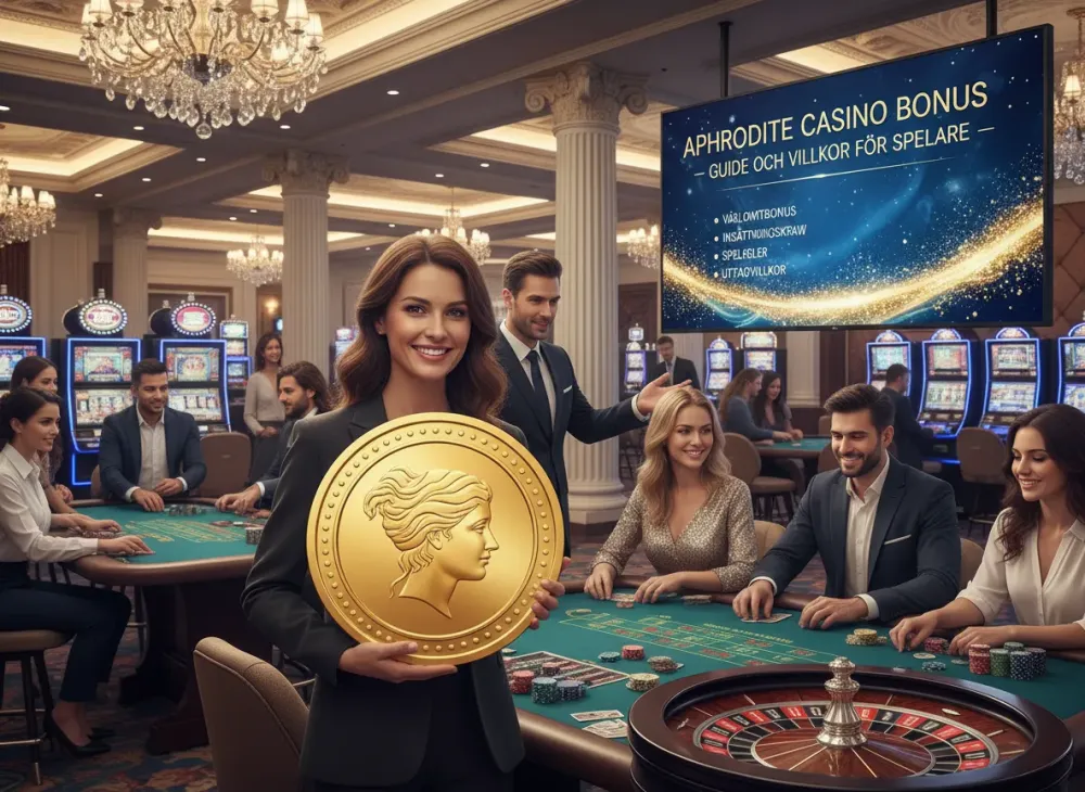 Aphrodite casino bonus - guide och villkor för spelare
