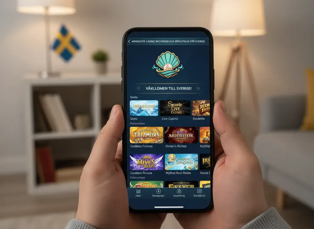 Aphrodite casino recension och spelutbud för Sverige